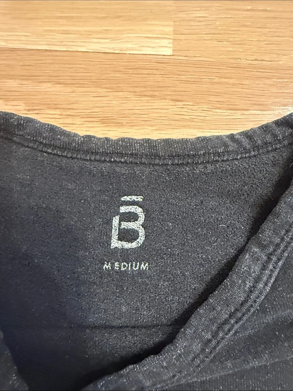Women’s Black barre3 Crewneck Sweatshirt - Balanced In Body Graphic - Picture 2 of 4